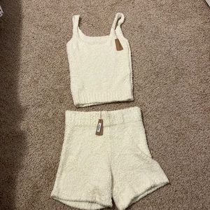 NWT - SKIMS Cozy Knit Tank & Shorts